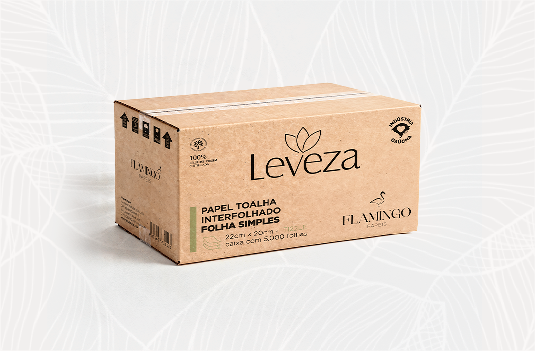 Leveza - 22cm x 20cm - 5.000 folhas